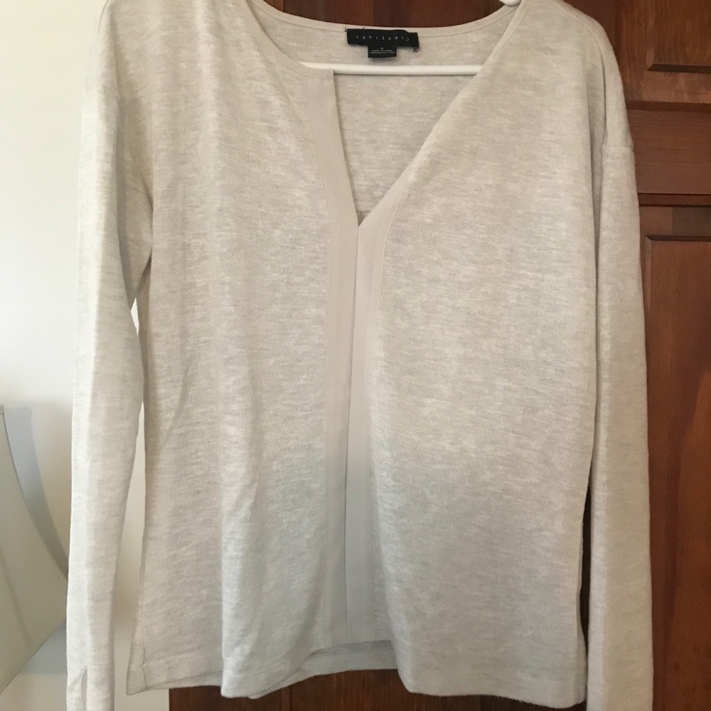 Rayon and polyester top